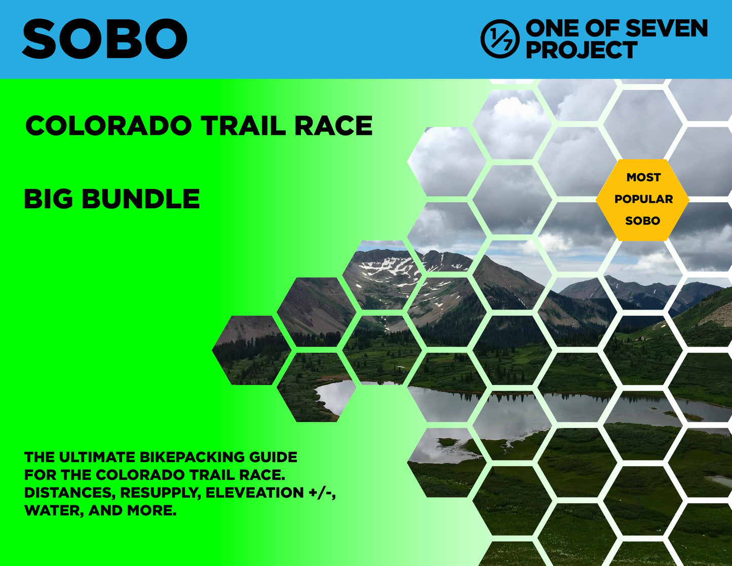 Cover art for the 2025 Colorado Trail Race (CTR) Big Bundle, offering comprehensive route planning tools.
