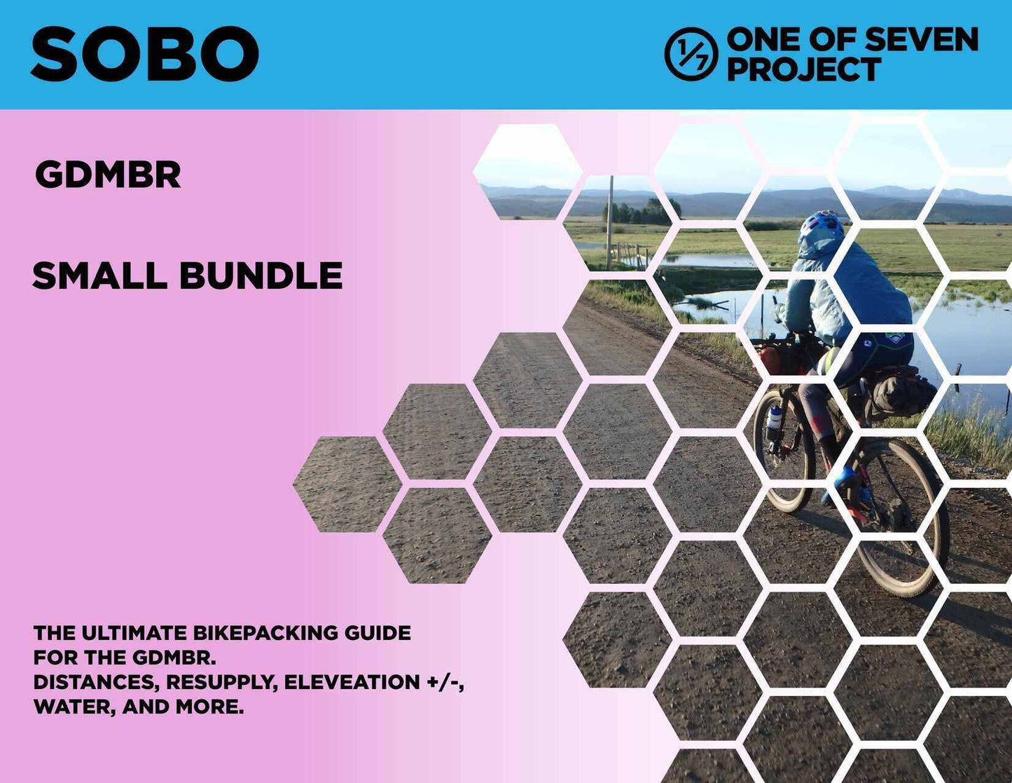 Cover art for the 2025 Great Divide Mountain Bike Route (GDMBR) SOBO Small Bundle, providing essential planning tools.