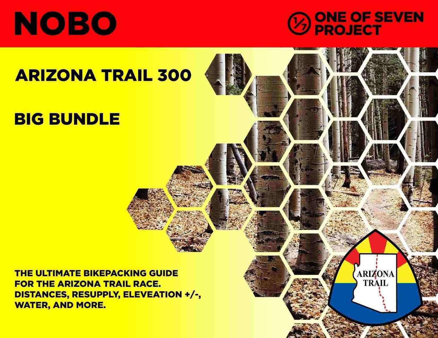 Cover art for the 2025 Arizona Trail Race (AZTR) 300 Big Bundle, providing comprehensive route planning tools.