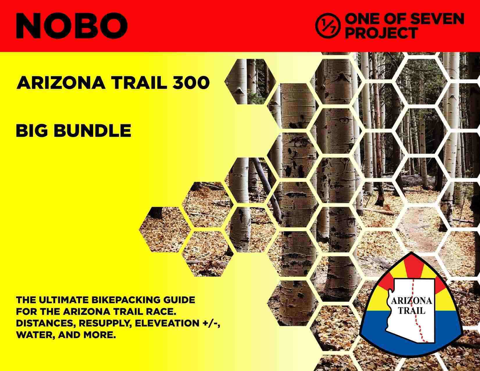 Cover art for the 2025 Arizona Trail Race (AZTR) 300 Big Bundle, providing comprehensive route planning tools.