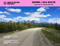 GDMBR / ACA Route SOBO Data Sheet, bikepacking, planning aid, guide
