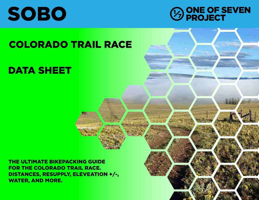 2024 Colorado Trail Race Planning aids, guides, bikepacking, data sheet, sobo, CTR
