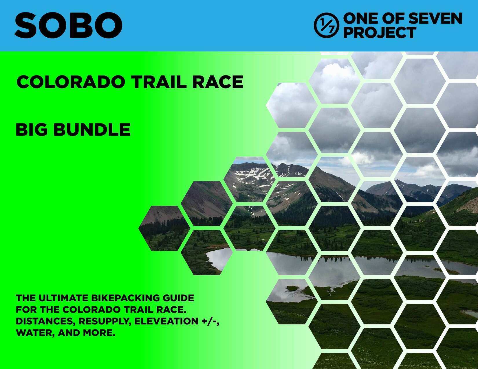 2024 Colorado Trail Race Planning aids, guides, bikepacking, big bundle, sobo, CTR