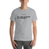 Men's One of Seven Project logo t-shirt 1/7 project clothing