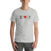 Men's I Heart Skiing T-Shirt