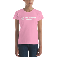 Women's One of Seven Project logo T-shirt 1/7 project clothing