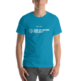 Men's One of Seven Project logo t-shirt 1/7 project clothing