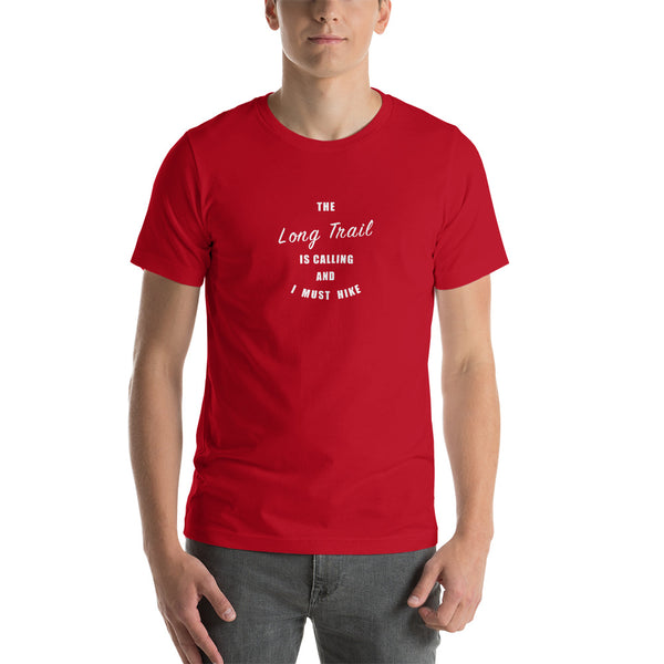 Men's Long Trail is Calling (Text) T-Shirt
