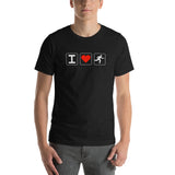Men's I Heart Disc Golf T-Shirt