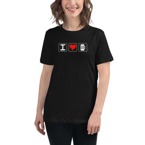 Women's I Heart Beer T-Shirt