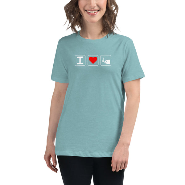 Women's I Heart Fishing T-Shirt