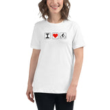 Women's I Heart Cycling T-Shirt